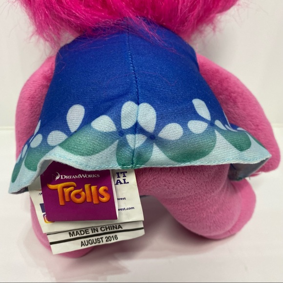 DreamWorks Trolls 18" Stuffed Plush POPPY Doll - Picture 12 of 12